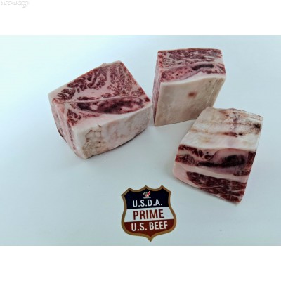 B72-5 美國韓式牛肋骨厚切(約600g/包±5%，3塊/包，可原塊炆煑或韓式牛仔骨煲或湯)網購原價HK$88.00/包，會員價HK$78.00/包